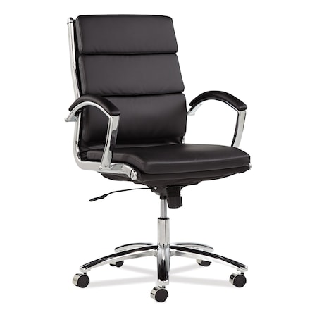 Alera Executive Chair Neratoli(TM) Mid-Back Slim Profile Chair, Arched Arms, 19" to 22-1/2" Height ALENR4219